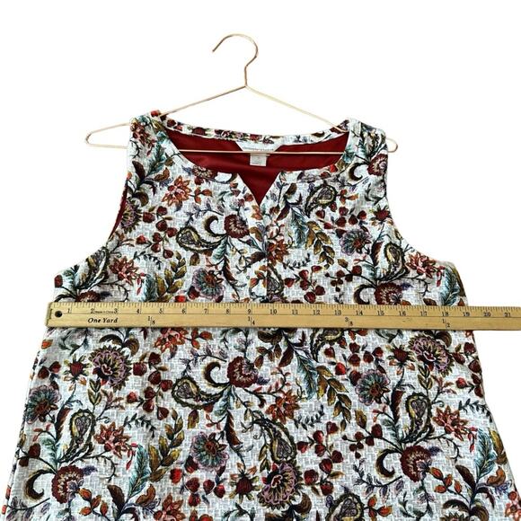 Christopher & Banks Floral Tank Shell Size medium - Picture 6 of 7